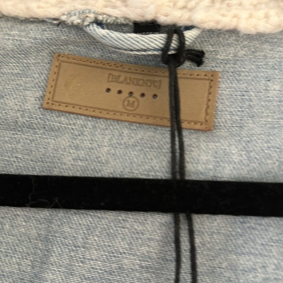 Blank NYC Women’s Denim and Cable Knit Jacket - Medium- BNWT - Picture 5 of 6
